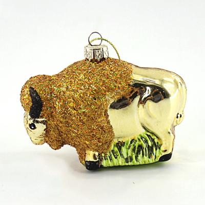 China Mini Animal Christmas Tree Decoration Cow Ornaments Excellent Quality Christmas Tree High Quality Ornaments for sale