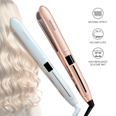 China Hair Straightener LCD Display Ionic Infrared Hair Flat Iron Wholesale Hot Popular Outdoor Hair Salon Equipment OEM Private Logo New for sale