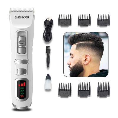 China Men's Outdoor Professional Electric Trimmer Clippers Hair Clippers Rechargeable Low Noise USB Charging Hair Cutter Professional Trimmer for sale