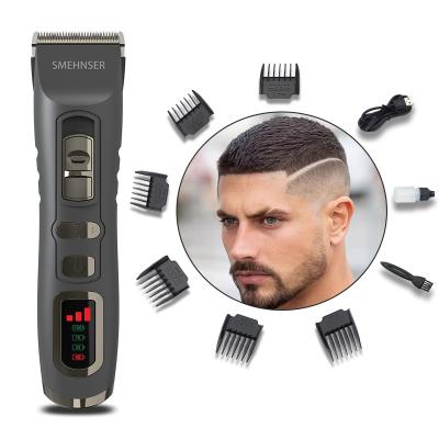 China Outdoor Super Sharp Smart Ceramic Hair Removal Blade Hair Removal Clipper Adjustable Speed ​​Trimmer LCD Cutting Tool for sale