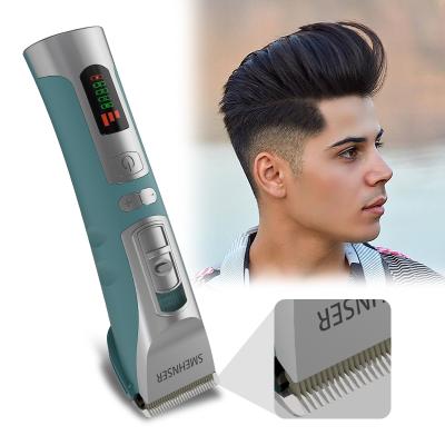 China SMEHNSER Clippers Outdoor Electric Hair Trimmer Professional LCD Display Hair Trimmer Set Cordless Clippers Low Noise for sale