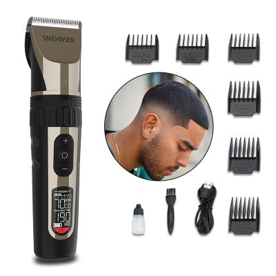 China Professional Outdoor Power Hair Cutter Professional Electric Hair Trimmer Beard Trimmer Cordless Men for sale