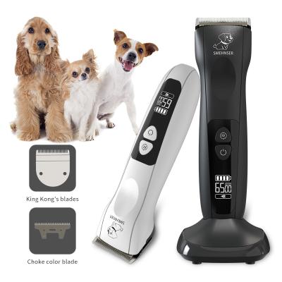 China Viable Wholesale Professional Dog Clippers Cordless Pet Clippers Pet Grooming Kit Low Noise Dog Cats Hair Clippers for sale