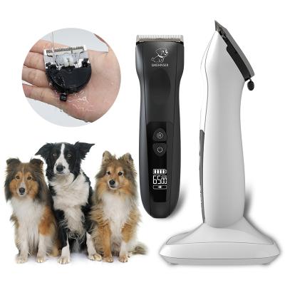 China Top Selling Pet Hair Trimmer Dog Hair Trimmer Rechargeable Machine Cat Viable Low-Noise Pet Clipper Cut Electric Amazon Pet Shaver for sale