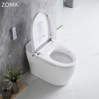 China Sanitary Modern Style Full Automatic Operation Double-Stream Home Bathroom Ware Electric Toilet Flushing Smart Toilet for sale