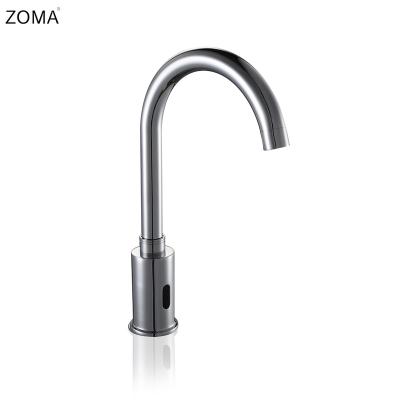 China Smart Full Sense Kitchen Faucets Automatic Infrared Sensor Faucet Hot And Cold Device Hand Wash Copper Household for sale