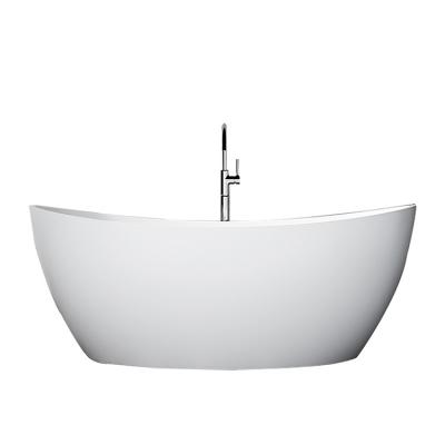 China Wholesale Freestanding Oval Shape Resin Freestanding Solid Outdoor Stone Bathtub For Sale for sale