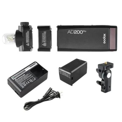 China Godox AD200 Pro 200Ws 2.4G Professional Strobe 1/8000 Full Power Flashes 172x54x75(mm) 500 for sale