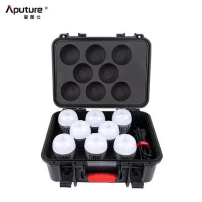 China Aputure B7C 7W RGBWW LED Bulb Smart CRI 2000K-10000K 0-100% Dimmable Stepless Dimming App Control Photography Lights Aputure B7C 8 Lights Kit for sale