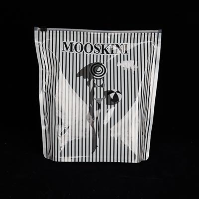 China Security Customized Plastic Transparent EVA Zipper Bag For Swimwear Packaging for sale