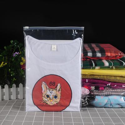 China Recyclable Hot Selling Clear Plastic Custom Product Printing Zip Lock Bags For Clothing Packaging for sale