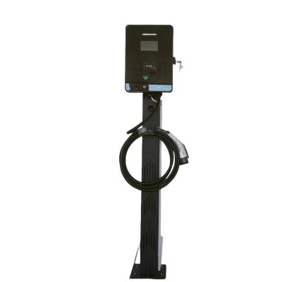 China commercial wholesale floor stand ev charging station electric vehicle wallbox ac ev charger type - 2 32a 22KW-06 for sale