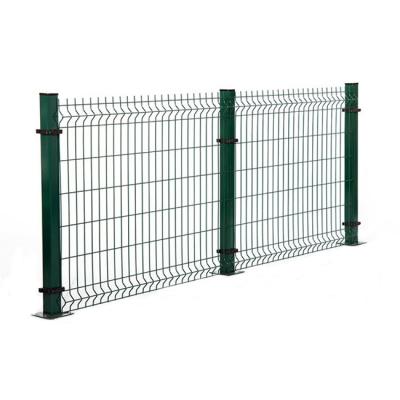 China Easily Assembled High Quality Barrier Outdoor Security Fence Iron Metal Welded Wire Mesh Fence for sale