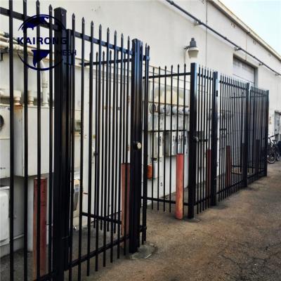 China Newcomer Easily Assembled Customized To Powder Coated Runway Grids Barrier And Iron Fence Design for sale