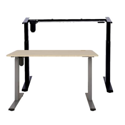 China (Waist) Adjustable Motorized Adjustable Legs Sit Standing Desk Frame Height Chart for sale