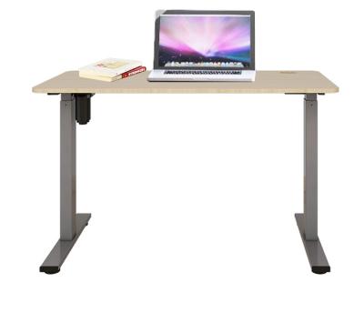 China Simple adjustable cheap adjustable electric portable standing desk height motor desk (height) computer table for sale