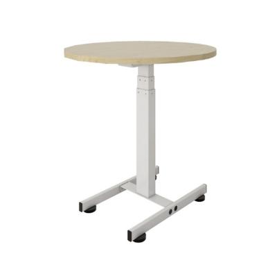 China Wholesale OEM Logo Height Adjustable Desk 3-Stage Adjustable One-Leg Electric Coffee Table Standing Frame (Size) for sale