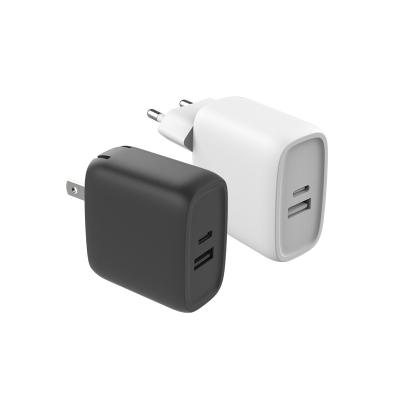 China Best Selling iPhone and Samsung PD Fast Charger 38W USB C Adapter PD 20W +QC 3.0 Phone Charger Station EU/USA for sale