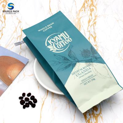 China Reusable Biodegradable Biodegradable Empty Coffee Tin Tie Flat Bottom Pouch Biodegradable Compostable Paper Bags Custom Kraft Paper Bags Tea Packaging for sale