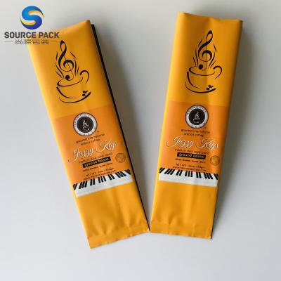 China Custom Printed Moisture Proof Heat Seal Food Grade Packaging Side Gusset Bags For Coffee for sale