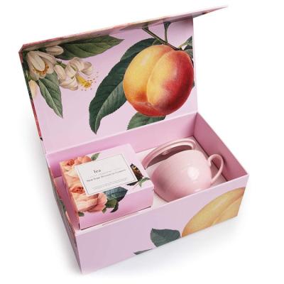 China Handmade Custom Printed Tea Set Empty Gift Box Cardboard Chinese Tea Packaging Box For Tea for sale