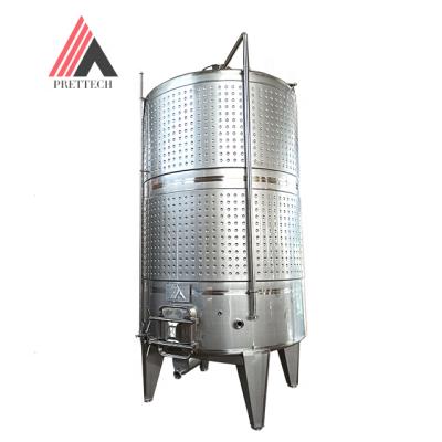 China food & Conical beverage plant 1000l 2000l 5000l 10000L stainless steel fermentation tank for winery brewery distillery cider kombucha for sale