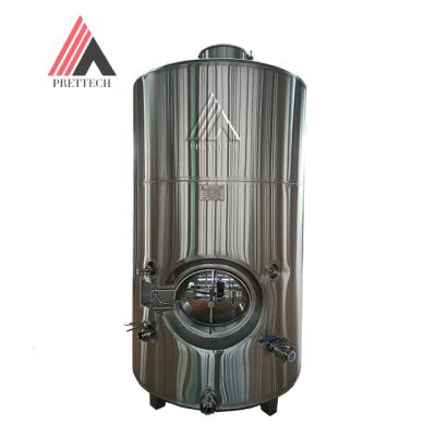 China Insulation; Cylindrical shell; Manhole China Manufacturer Double Layer Wine Tank Stainless Steel Top Round Tank 10 Ton For Fermentation Wine for sale