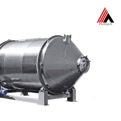 China Horizontal cylindrical shell; Automatic Custom Wine Fermenter System Evacuation Wine Fermenter Stainless Steel Rotary Winery Cider Tank For Winery for sale