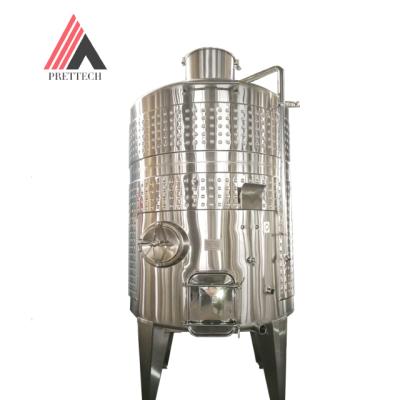 China Factory SS304/316L Stainless Steel Beverage Juice Milk Oil Liquid Storage Chemical Tank for sale