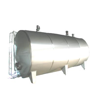 China food & Beverage plant 4000 liters stainless steel milk juice storage tank for sale