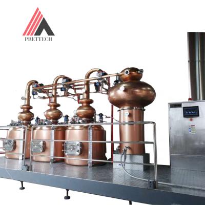 China food & Beverage Factory CE Approved Vodka Distillery For Sale 250 Gallons Craftsman Reflux Column Still Steamed Rum Gin Vodka Brandy Spirit Whiskey for sale