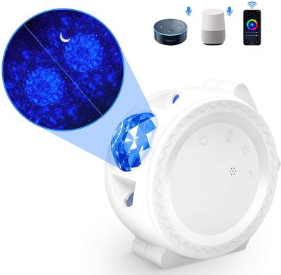 China Modern Smart Wifi LED Star Projector Galaxy Night Light Laser Sky Projector Nebula Starry Lamp for Kids Christmas Gifts for sale