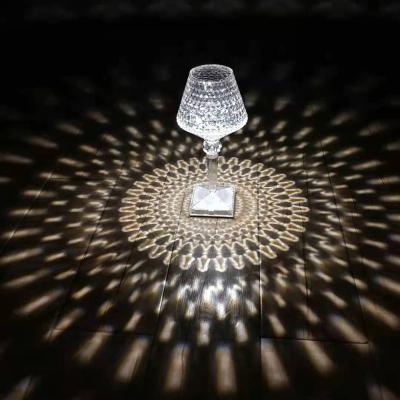 China Diamond Crystal Table Lamp Atmosphere Led Nordic Modern Crystal Night Light Bed Lamps For Home Decor Lighting for sale