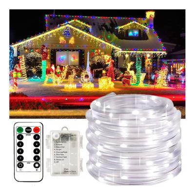 China Battery Operated Garden 5M 10m 20M LED String Lights With 8 Modes Waterproof Remote Control Garland Lights for sale