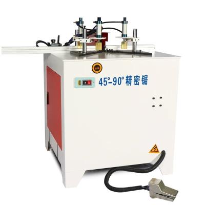 China Horizontal 45 And 90 Degree Angle Cutting Machine For Wood And Aluminum Alloy for sale