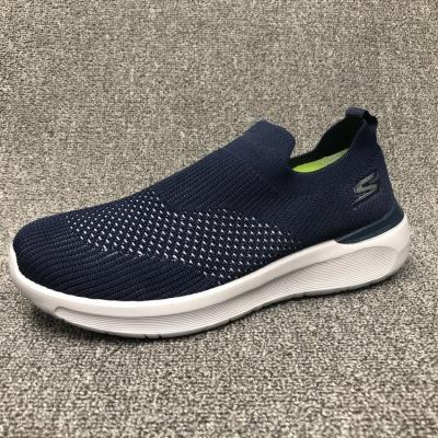 China Wholesale Brand Logo Customized EVA Fashion Sports Sneaker And Mesh Knit Athletic Running Casual Shoes for sale