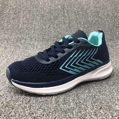 China EVA Latest Arrival Mesh Upper Flat Daily Causal Lace Up Shoes Custom Made Women Sport Shoes for sale