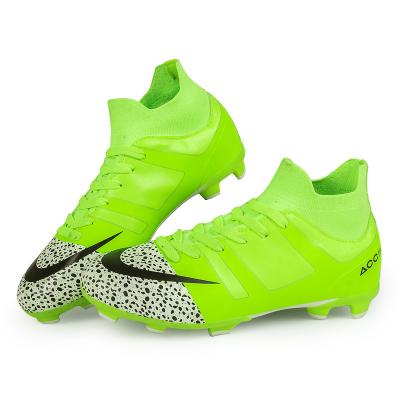 China Hot Sale High Quality EVA High Ankle Indoor And Outdoor Boots Shoes Training And Spikes Soccer Boots Shoes For Men Football for sale