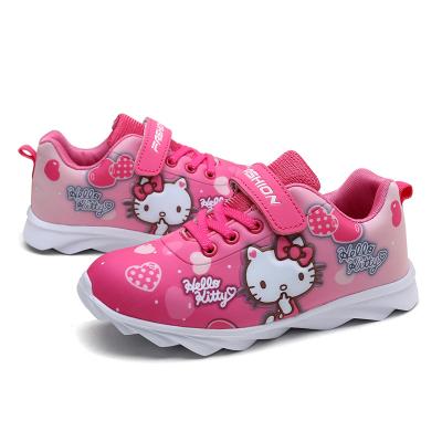 China EVA Casual Kids Shoes Lace Up Kids Shoes Cantoon Canvas Durable Anti-Slippery Walking Shoes for sale