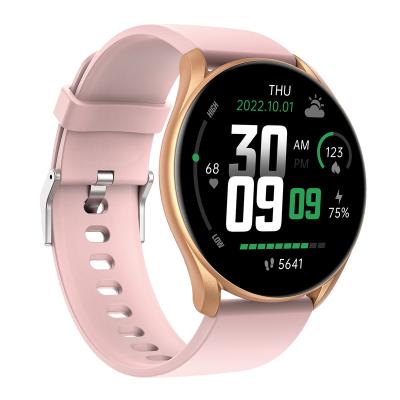 China 2022 New Product Heart Rate Multiple Functions Smart Sports Heart Rate Breathing Watch Round Screen Exercise Touch Screen for sale