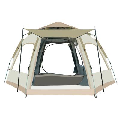 China Wholesale Quick Open Large Capacity Outdoor Full Automatic Quick Open 3-4 5-8 Persons Tent Rainproof Camping Tent for sale