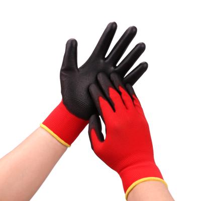 China Multipurpose PU Immersion Glove Xingyu PU Coat Hand Glove Rose PU Glove for sale