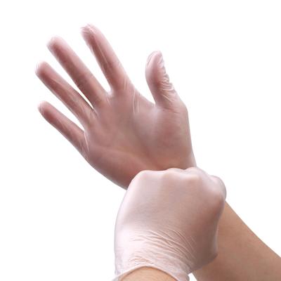 China General Purpose Inspection Box PVC Glove Disposable Transparent Examination CE Best for sale