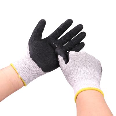 China General Purposes Xingyu HPPE Latex Cut 3 Ply Latex Gloves Work Safety Gloves Cutproof Glove for sale