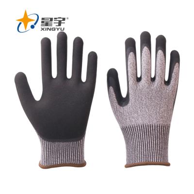 China General Purpose Assembly Work Gloves Xingyu Auto Mechanic Work Gloves CE Anti Cut Gloves for sale