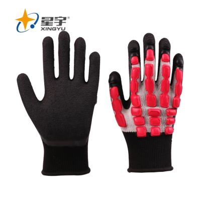 China General Purpose Latex Impact Work Gloves for sale