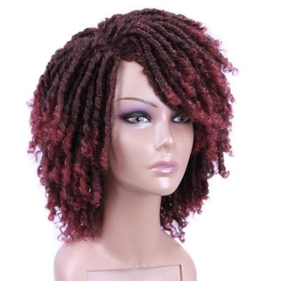 China Factory Hot Sales Virgin Human Hair Wigs Synthetic Short Hair Twist Colors Wigs Hair Wigs for sale