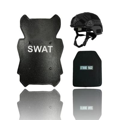 China Portable Bulletproof Shield / Ballistic Shield Bullet Proof Helmet for sale