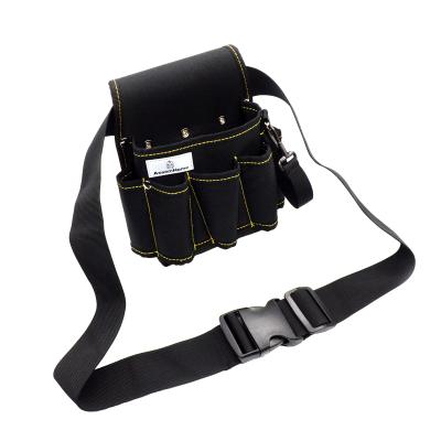 China Tool Storage Waist Strap Tool Belt Hardware Tools Storage Bag Thickened Multifunctional Oxford Cloth Waist Bag for sale