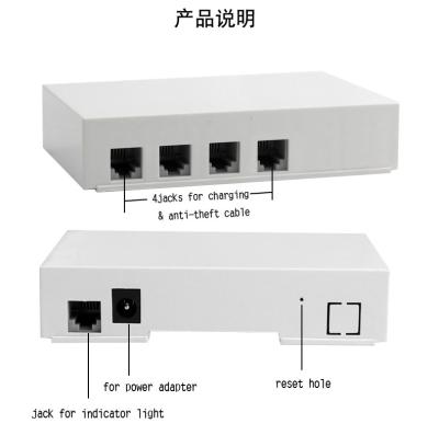 China 4-port security alarm host for display phone, tablet pc, ipad,camera, watch & laptop for sale